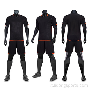 Set uniforme della maglia di calcio di calcio di sublimazione personalizzata